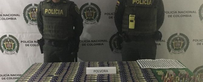 Incautación de pólvora